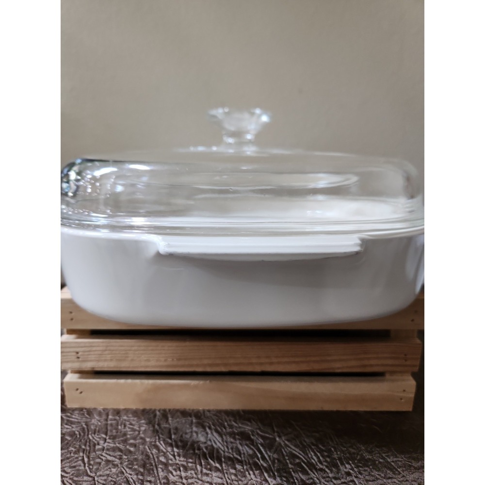 Corning Ware Forever Yours  Casserole Dish with Lid A-1-B 1  Pink Hearts Vintage - Picture 2 of 12